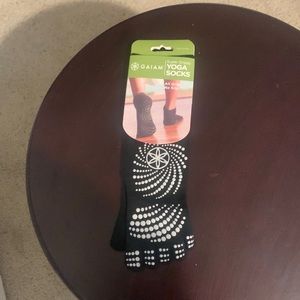 Brand new Gaiam super grippy yoga socks!